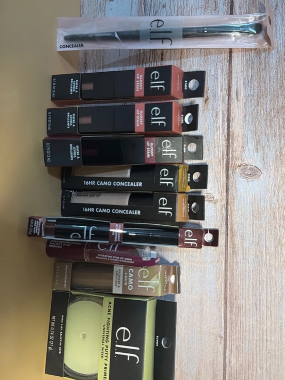 Cosmetics Multi-Item Makeup Set in Various Shades (Black Packaging)